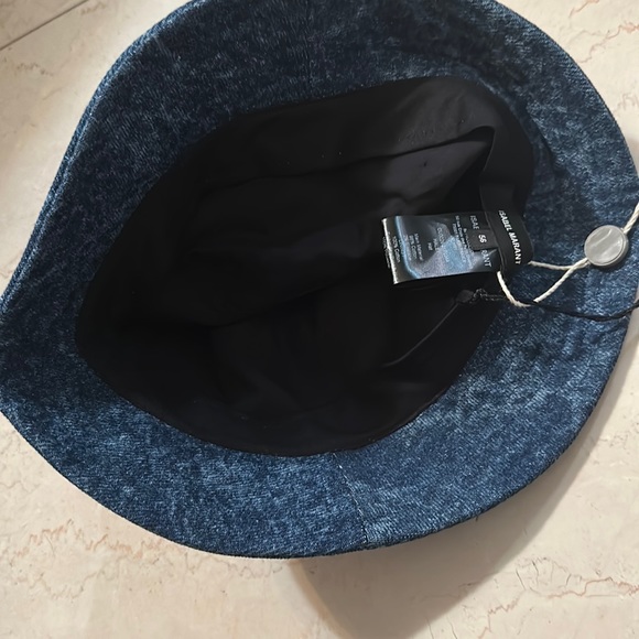 ISABEL MARANT DENIM BUCKET HAT SZ 56 - Picture 4 of 6